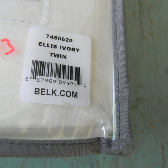 NEW MODERN SOUTHERN HOME SHEET SET TWIN IVORY ELLIS SOFT SATEEN 100% COTTON - Picture 2 of 3